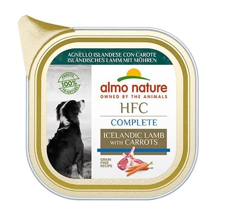 Hrană umedă pentru câini Almo Nature HFC ALU Icelandic Lamb/Carrot 85g