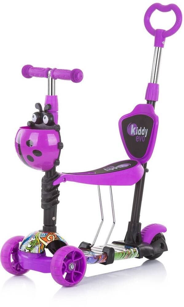 Trotinetă Chipolino 3in1 Kiddy Evo DSKIEH021PG Purple/Graffiti