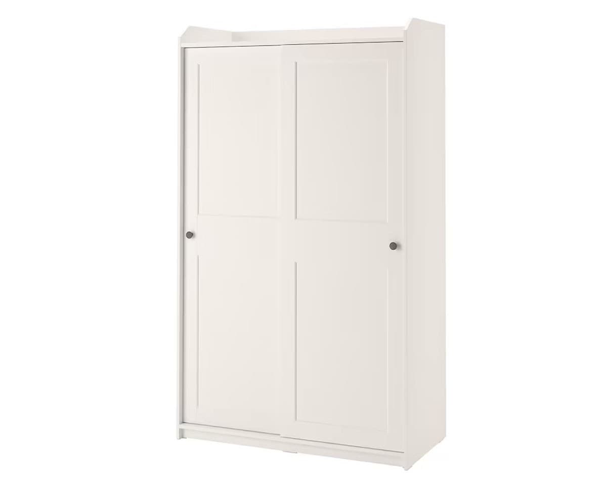 Шкаф-купе IKEA Hauga 118x55x199 Белый