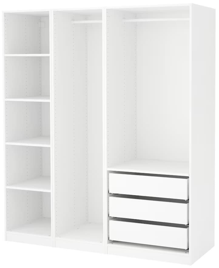 Etajera IKEA Pax 175x58x201 Alb