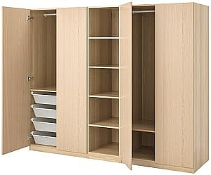 Шкаф IKEA Pax Forsand 250x60x201 Античный Дуб(Бежевый)