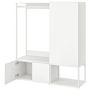 Antreu IKEA Platsa 3 usi 140x42x161 Alb/Fonnes Alb