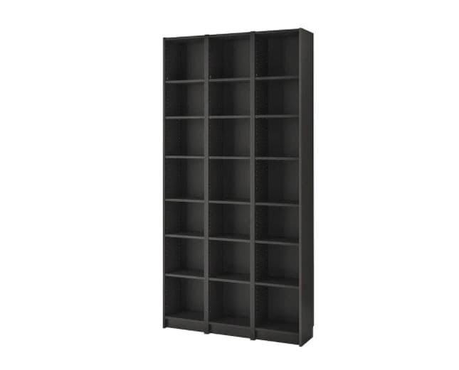 Стеллаж IKEA Billy black-brown 120x28x237 см