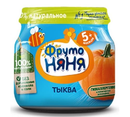 Piure pentru copii Frutoneanea Dovleac (5 luni+) 80 gr