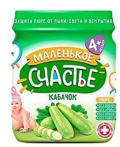 Piure pentru copii Malenikoe sceastie Dovlecel (4+luni) 80 g