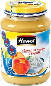 Пюре для детей Hame Персик с творогом 190г