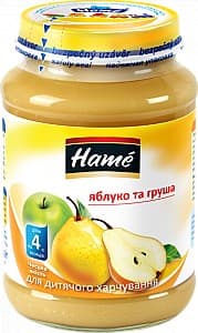 Piure pentru copii Hame Mere-pere 190g