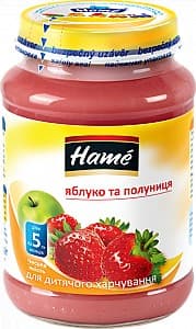 Пюре для детей Hame Яблоко с клубникой 190г