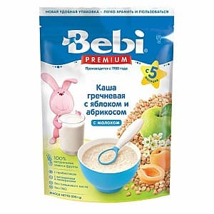 Каши для детей Bebi Premium гречка с яблоком и абрикосом