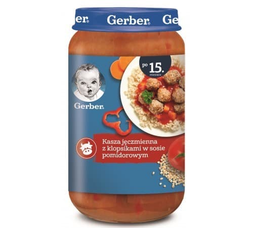 Пюре для детей Gerber Junior-тефтели 6х250g 12303568