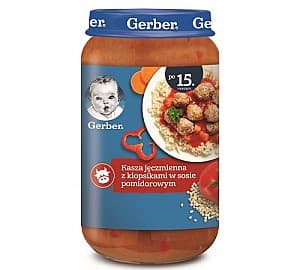 Пюре для детей Gerber Junior-тефтели 6х250g 12303568