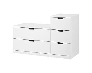 Комод IKEA Nordli White 120x76 см (5 ящики)