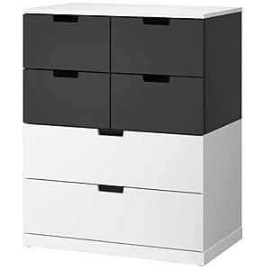 Комод IKEA Nordli (6 ящиков)