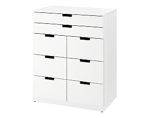 Комод IKEA Nordli White 80x99 см (8 ящики)