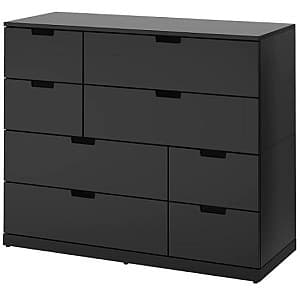 Комод IKEA Nordli  Anthracite 120×99 cm (8 ящиков)