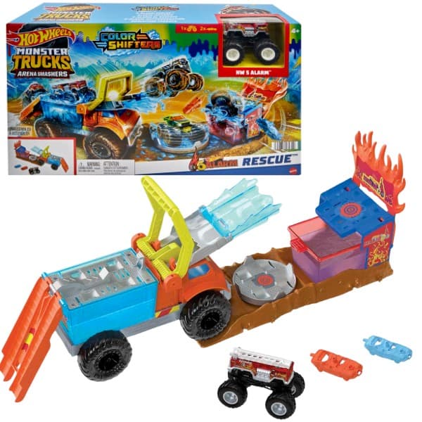 Set de jucarii Hot Wheels Monster Trucks Color Shifters HPN73