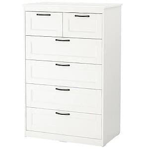 Комод IKEA Songeand White 82x126 см  (6 ящиков)