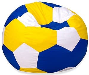 Пуф Beanbag Ares XXL Blue Yellow White