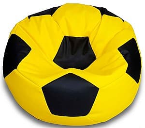 Fotoliu Beanbag Ares XXL Yellow Black