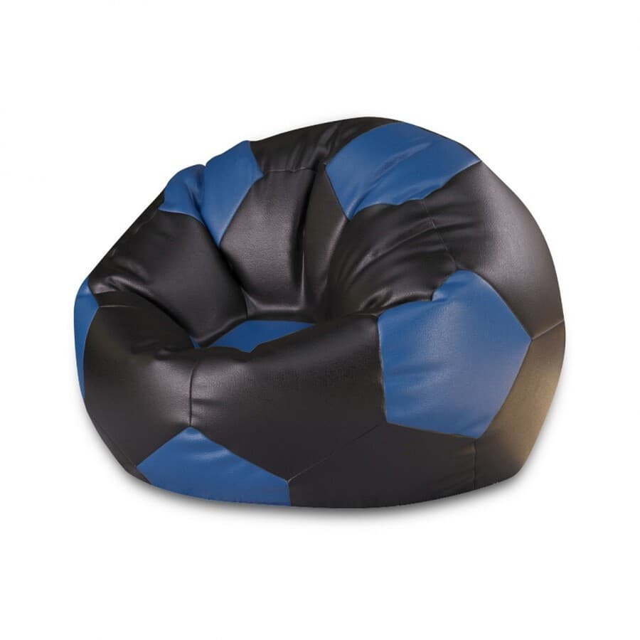 Fotoliu Beanbag Ares XXL Black Blue