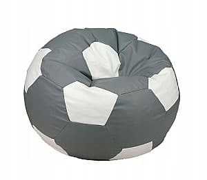 Fotoliu Beanbag Ares XXL Gray White