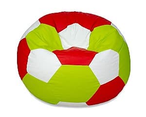 Пуф Beanbag Ares XXL Green Red White