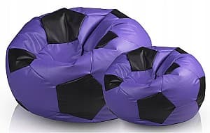 Пуф Beanbag Ares XXL Purple Black