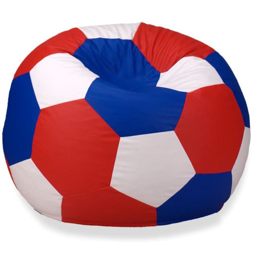 Пуф Beanbag Ares XXL Red Blue White