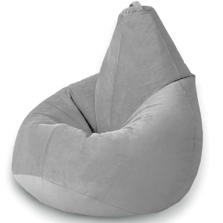 Fotoliu Beanbag Standart Pear XXL Light Gray