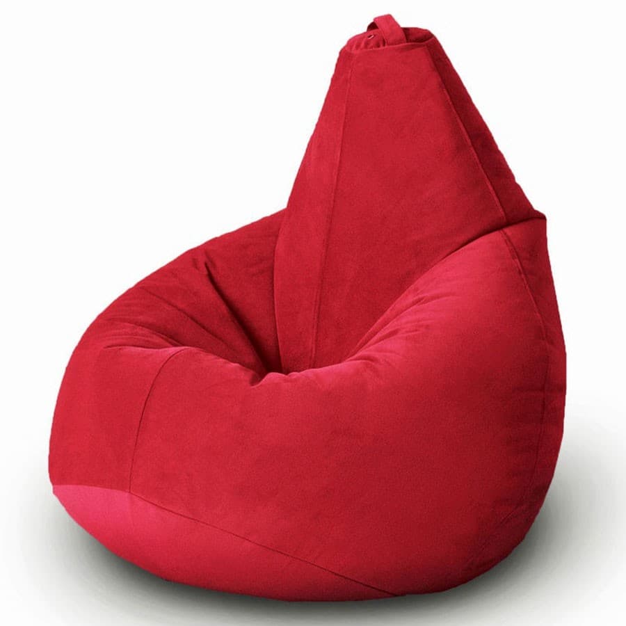 Fotoliu Beanbag Standart Pear XXL Red