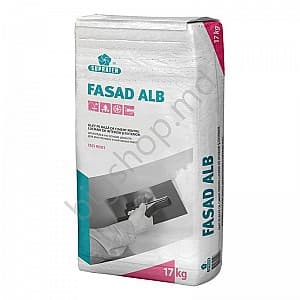 Gleturi Supraten Fasad Alb 17kg