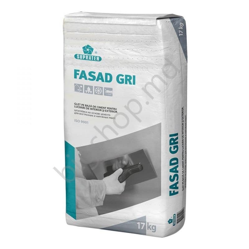 Gleturi Supraten Fasad Gri 17kg