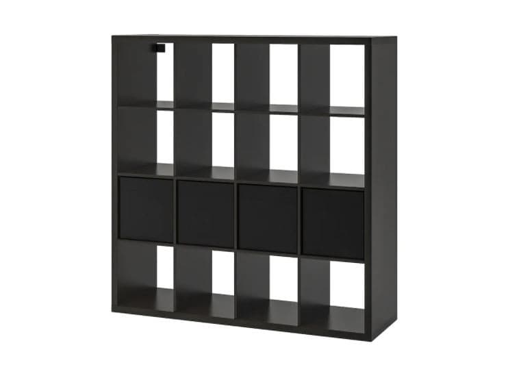 Стеллаж IKEA Kallax black-brown (4 организация)