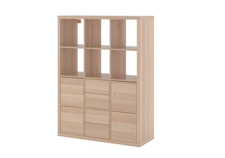 Стеллаж IKEA Kallax antique oak 112×147 см