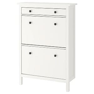 Pantofar IKEA Hemnes 2 compartimente White 89x127 cm