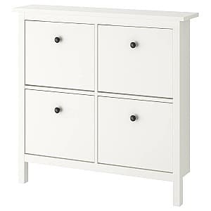 Pantofar IKEA Hemnes 4 compartimente White 107x101 cm