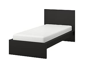 Pat IKEA Malm/Luroy 90х200 Negru-Maro