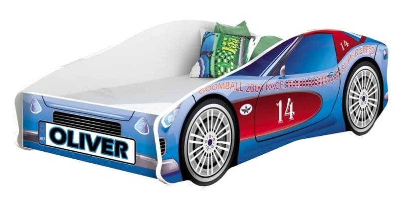 Детская кровать MyKids Race Car 02 160x80 Blue