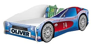 Pat copii MyKids Race Car 02 160x80 Blue