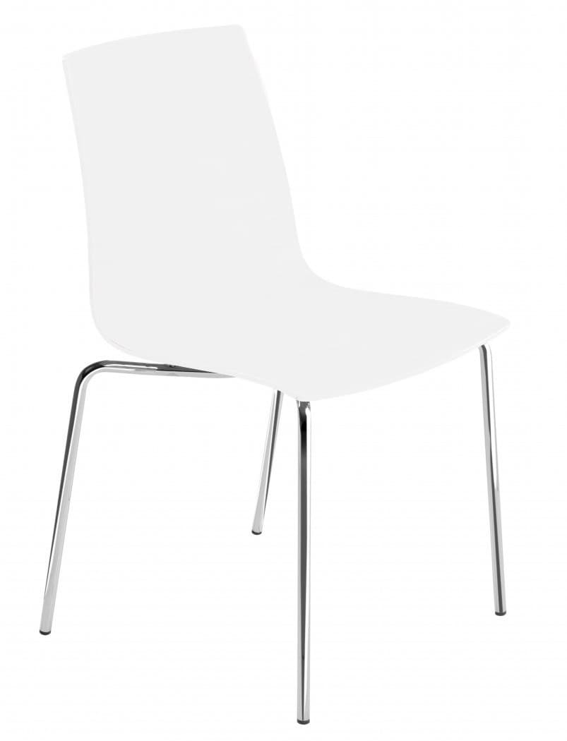Стул Papatya X-Treme S White/Chrome