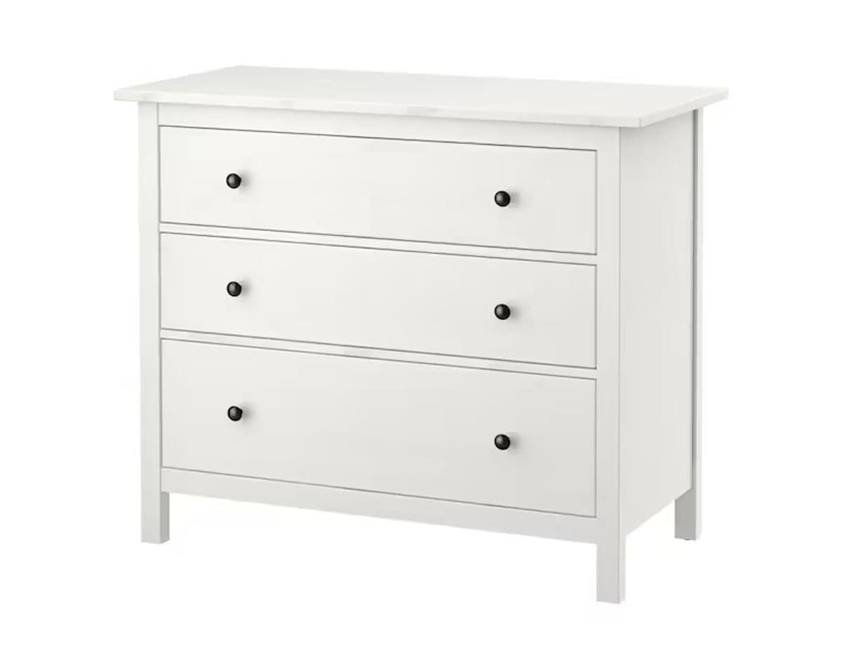 Комод IKEA Hemnes white 108x96 см (3 ящика)