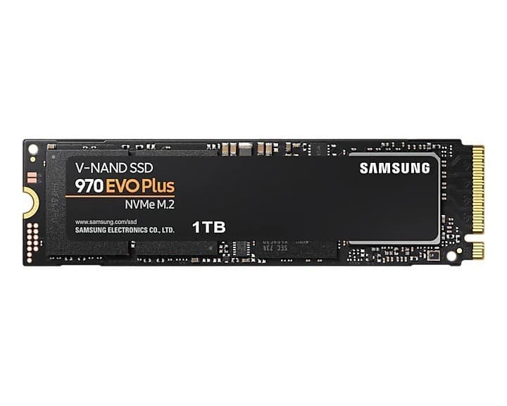 SSD Samsung 970 EVO Plus M.2 NVMe SSD 1.0TB (MZ-V7S1T0BW)