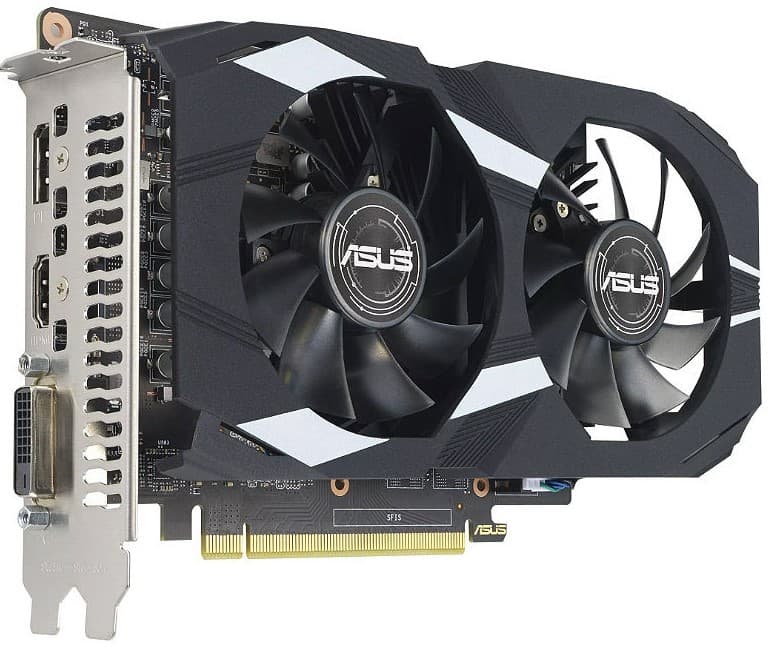 Placa video gaming Asus GeForce GTX 1650 DUAL EVO (DUAL-GTX1650-O4GD6-P-EVO)