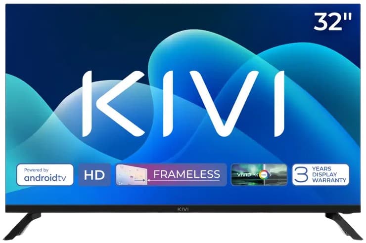 Televizor KIVI 32H720QB, Smart TV, HD, 32 inch (81 cm), 1366x768, Android TV, Wi-Fi