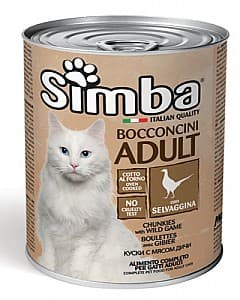 Hrană umedă pentru pisici SIMBA CAT Chunkies with wild games 415gr