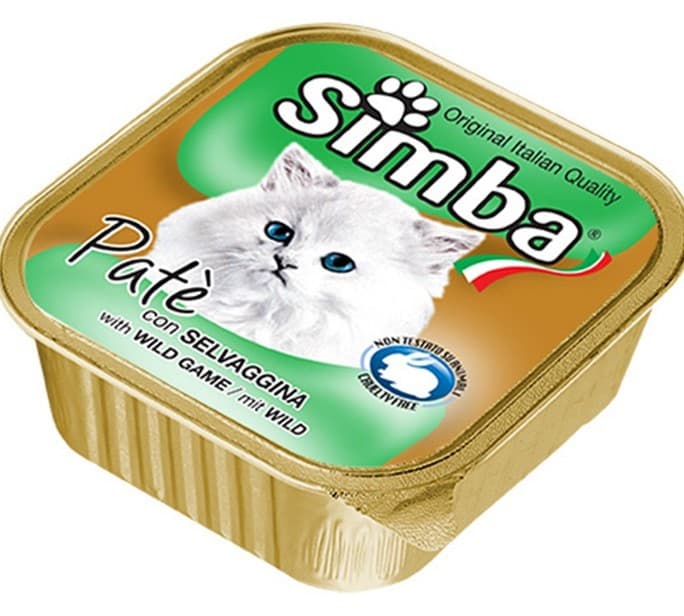 Hrană umedă pentru pisici SIMBA CAT Pate with wild games 100gr