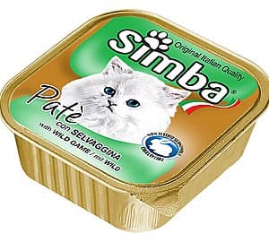 Hrană umedă pentru pisici SIMBA CAT Pate with wild games 100gr