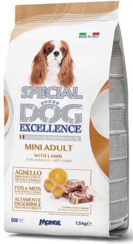 Hrană uscată pentru câini Special Dog EXCELLENCE MINI ADULT WITH LAMB 1.5kg