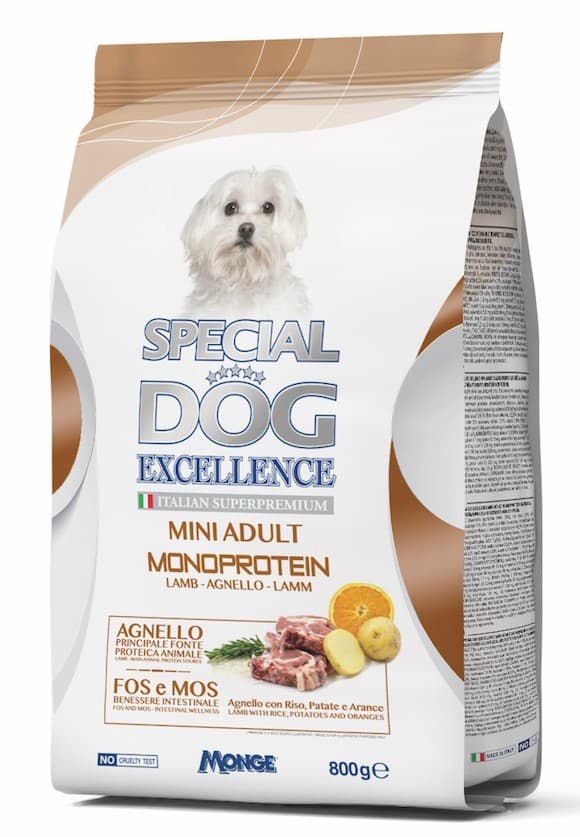 Сухой корм для собак Special Dog EXCELLENCE MINI ADULT MONO LAMB 800g