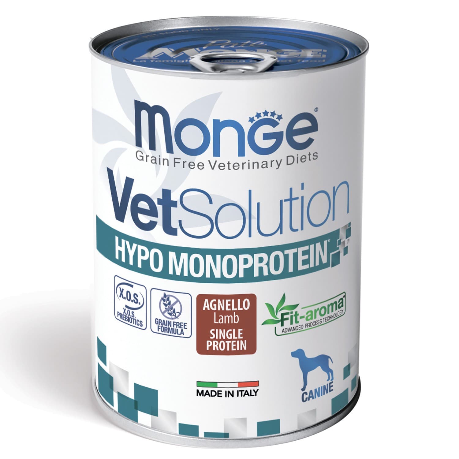 Hrană umedă pentru câini Monge VETSOLUTION HYPO MONOPROTEIN LAMB 400gr